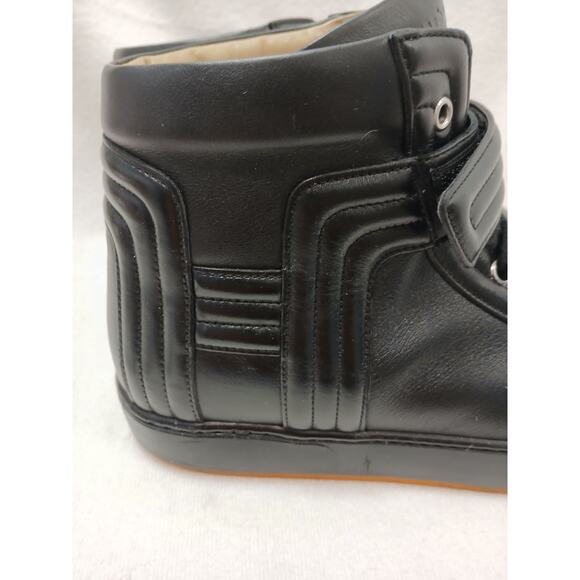 Hermes Mens High Top Sneakers Black Leather EU 41‎ Modern Detail w BOX AUTHENTIC main image 15